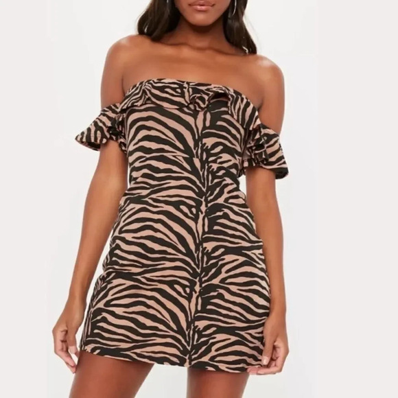 Missguided off the shoulder dress - Picture 5 of 15